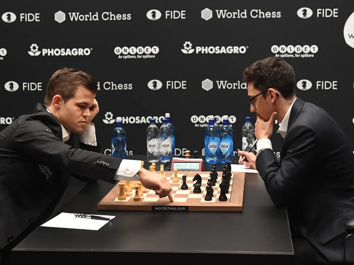 Chess: Carlsen resigns after one move in Niemann rematch